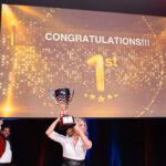 Danielle winning inspiration speaker of the year